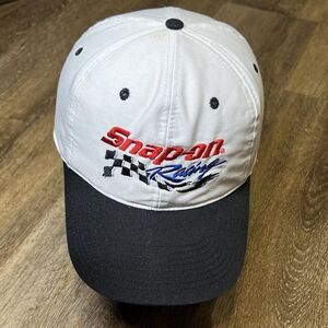 Snap On Tools Snapback Hat White Trucker Racing Baseball Dad Cap Nascar Promo‎